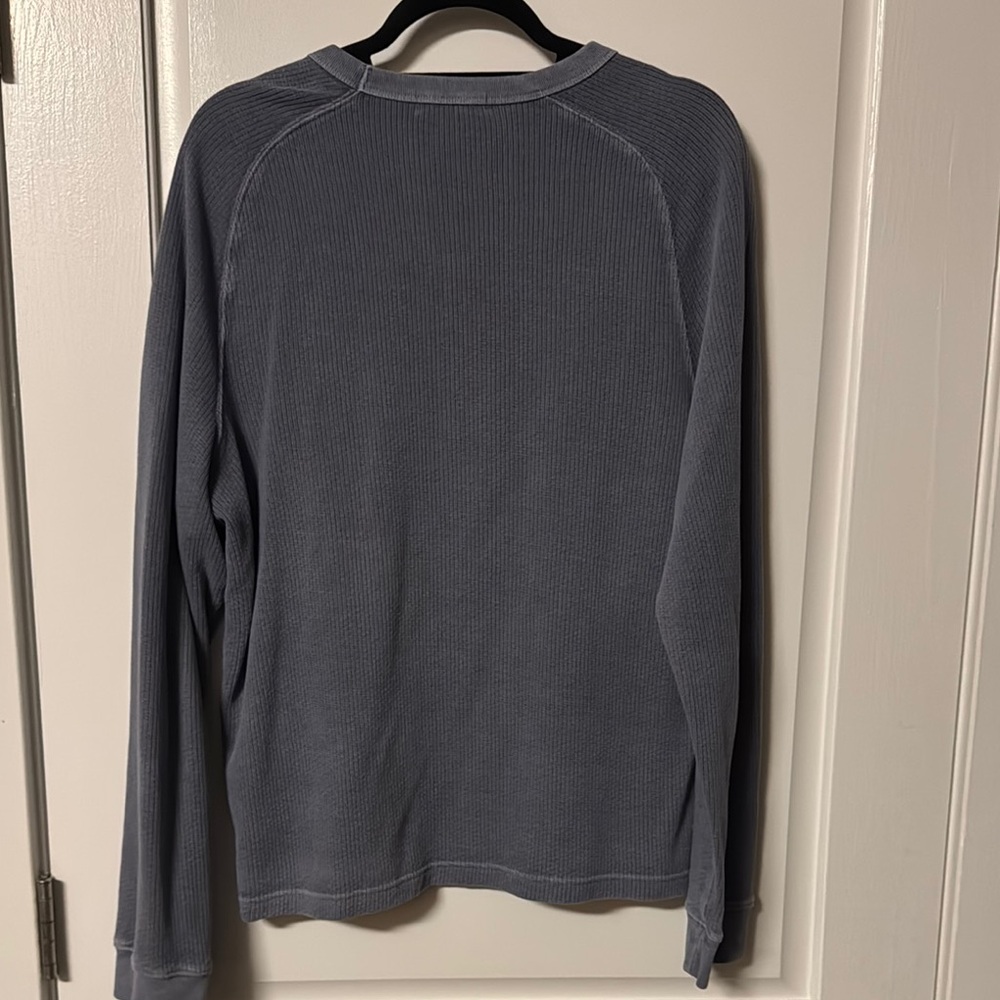 Madewell Blue Crewneck Sweater Classic Knit Design - Picture 5 of 5